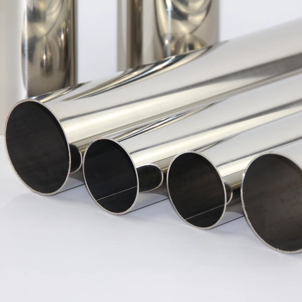 Stainless Steel Tube Steel Pipe 10cm-1m 304 Stainless Steel Laser Cut Round Pipe Welded Pipe Fittings 1.2mm Straight