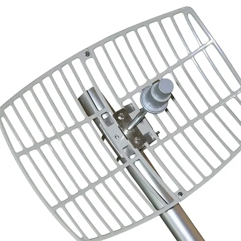 ABSY 고이득 5.8GHz 파라볼릭 그리드 안테나 24dBi N 여성 커넥터 장거리 와이파이 안테나 모뎀 라우터용