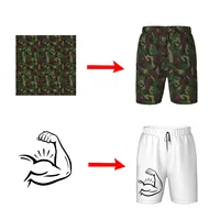 Summer Men's And Children's Cool Printing Personalized Custom 3d Beach Shorts Fitness Leisure Hip Hop Elastic Waist Wholesale 2