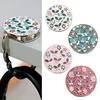 1pc Portable Metal Foldable Bag Purse Hook Handbag Hanger Diamond Folding Table Hook Table Hanger Desk Hooks 1