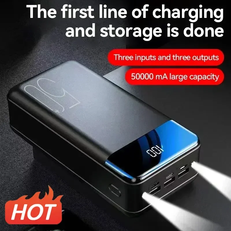 

Power Bank New Genuine Fast Charging 200000mah /100000mah Power Bank Large Capacity Mobile Power Universal 5v2.1a Fast Charging