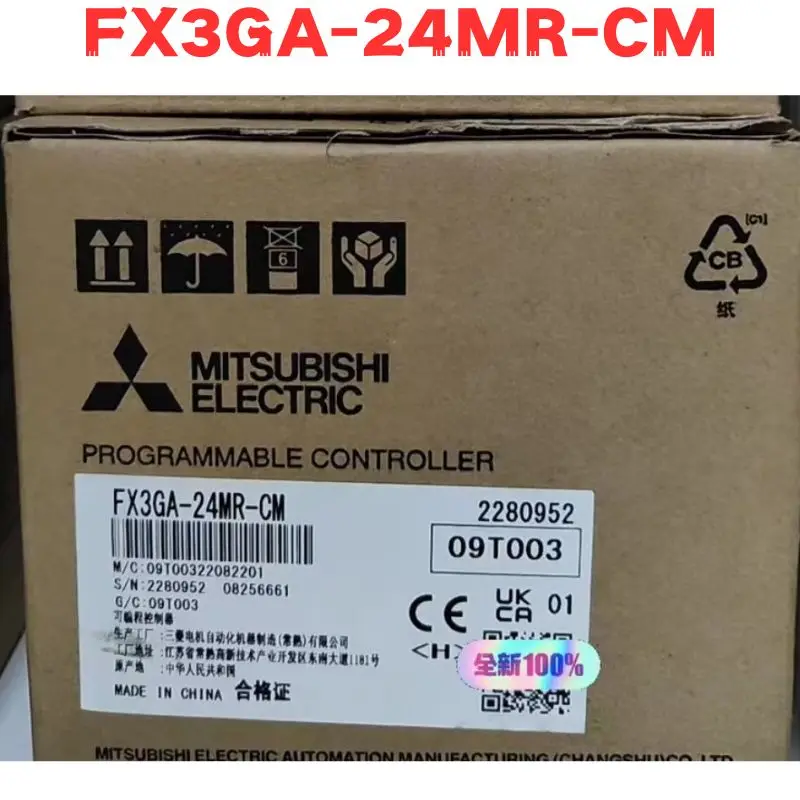 

FX3GA-24MR-CM Совершенно новый и оригинальный Φ FX3GA 24MR CM PLC