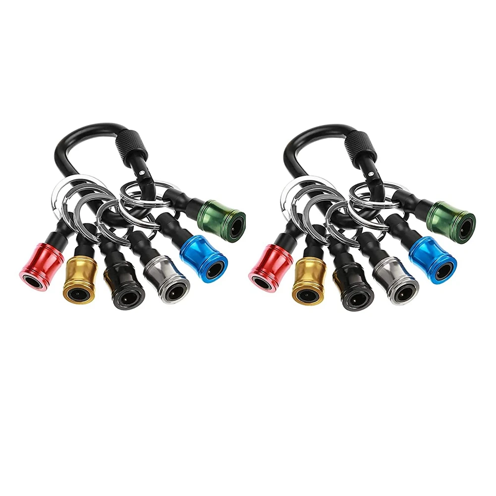 

Держатель для сверл 1/4 дюйма, шестигранный хвостовик, удлинитель для ключей, Магнитный поворотный держатель для отвертки из алюминиевого сплава