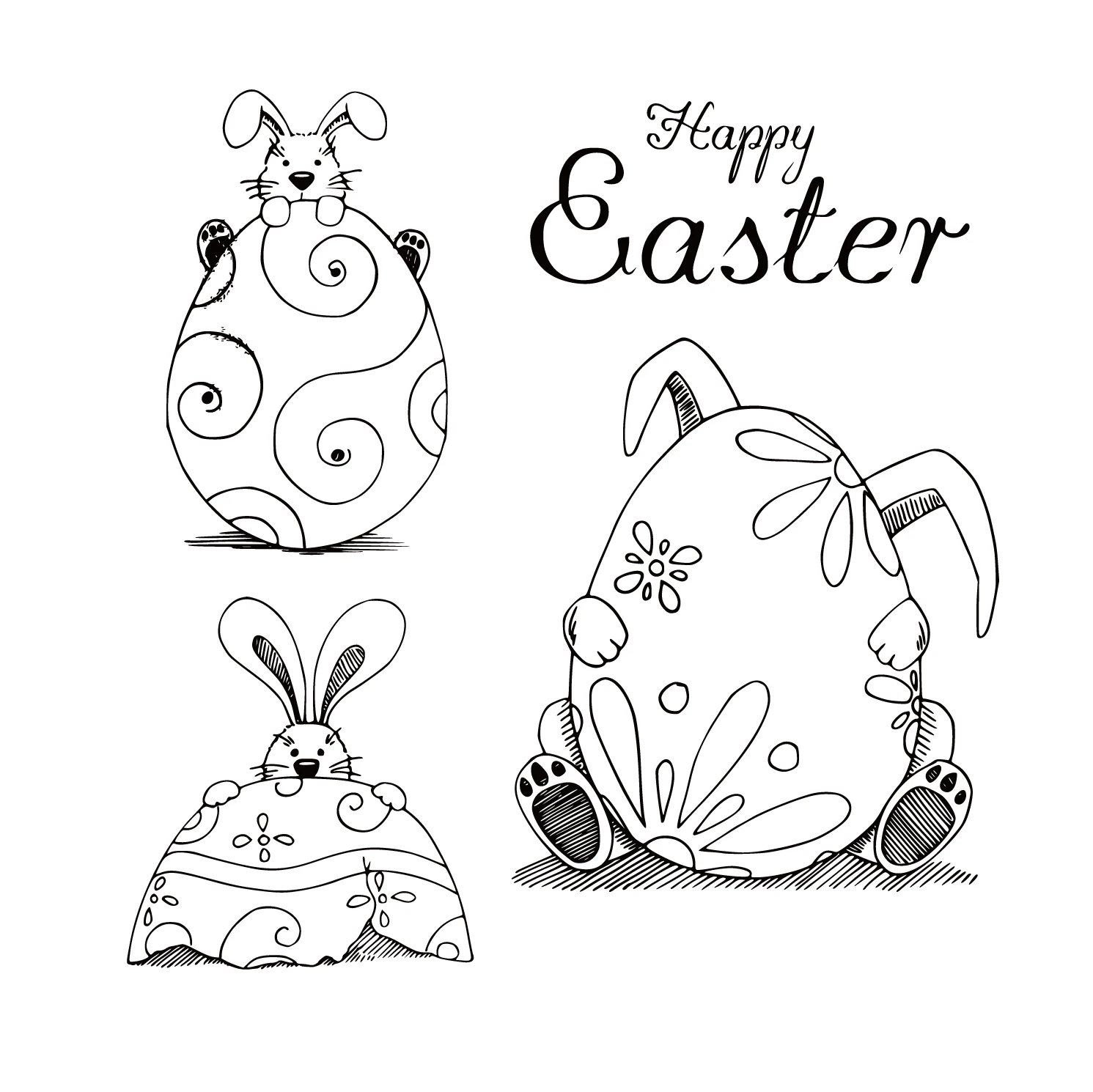 Easter Blessing Clear Rubber Stamps For DIY Scrapbooking Decorative Card Making Crafts Fun Decoration Supplies