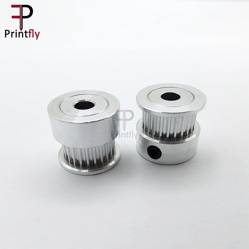 Printfly 2GT 25 톱니 GT2 타이밍 풀리 2M 벨트 폭 6MM 보어 4/5/6/6.35/8/10MM 선형 풀리 용 2GT 용