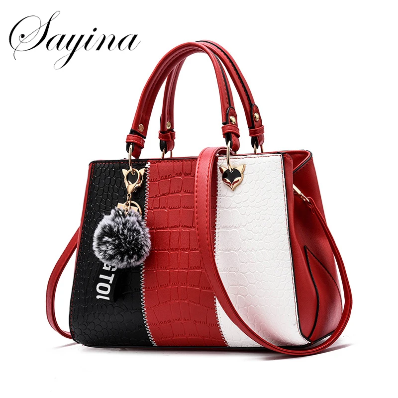 HighQualityLeatherHandbagsForWomenLadiesBrandDesignerStitching