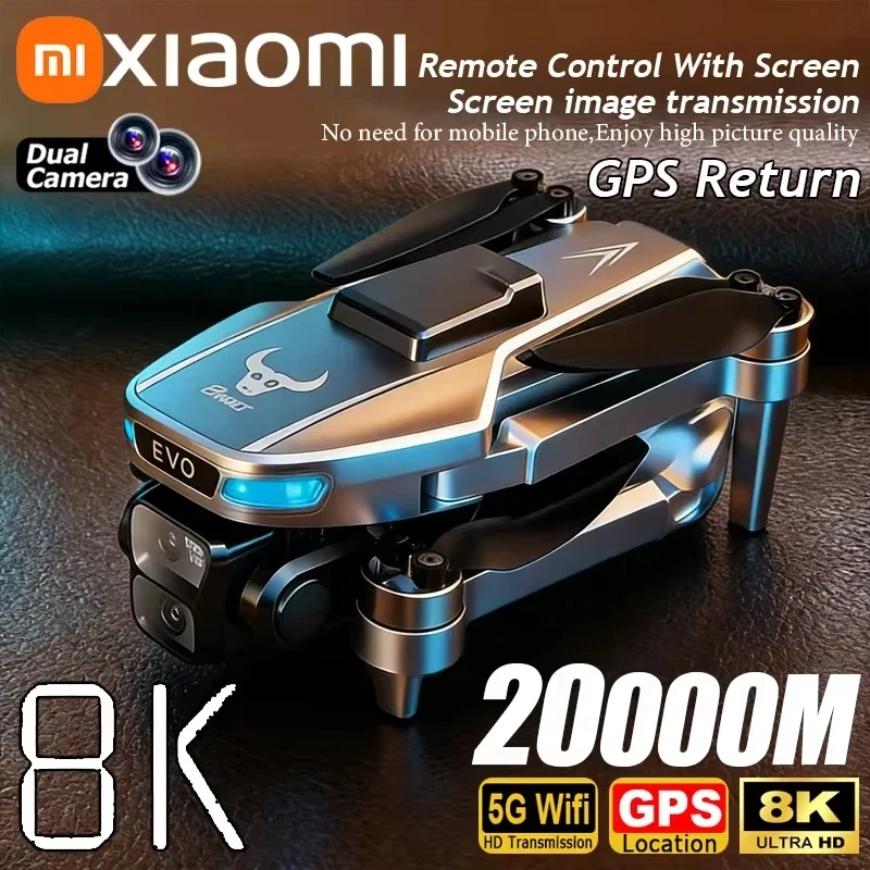 Drone SG901 MAX 8K HD GPS avec évitement d'obstacles - Pliable