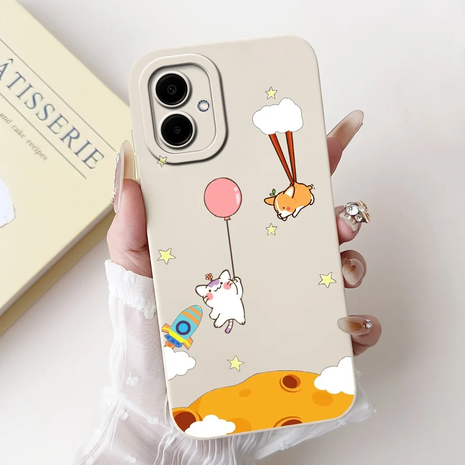 Cute Astronaut Unicorn Silicone Soft Case with Camera Lens Protection