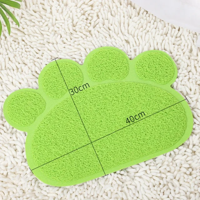 New Cat Litter Mat Pet Meal Pad Anti Dirt Prevent Slippery Cushion Splashing Sand Rug Cats Cage Foot Mat Dog Carpet Pet Products 6
