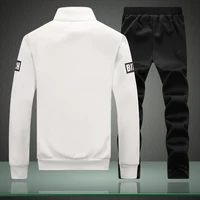 Pull sportif pour hommes, vêtements de sport pour jeunes, nouvelle veste décontractée Slim Fit, ensemble deux pièces, printemps et automne, 2025 4