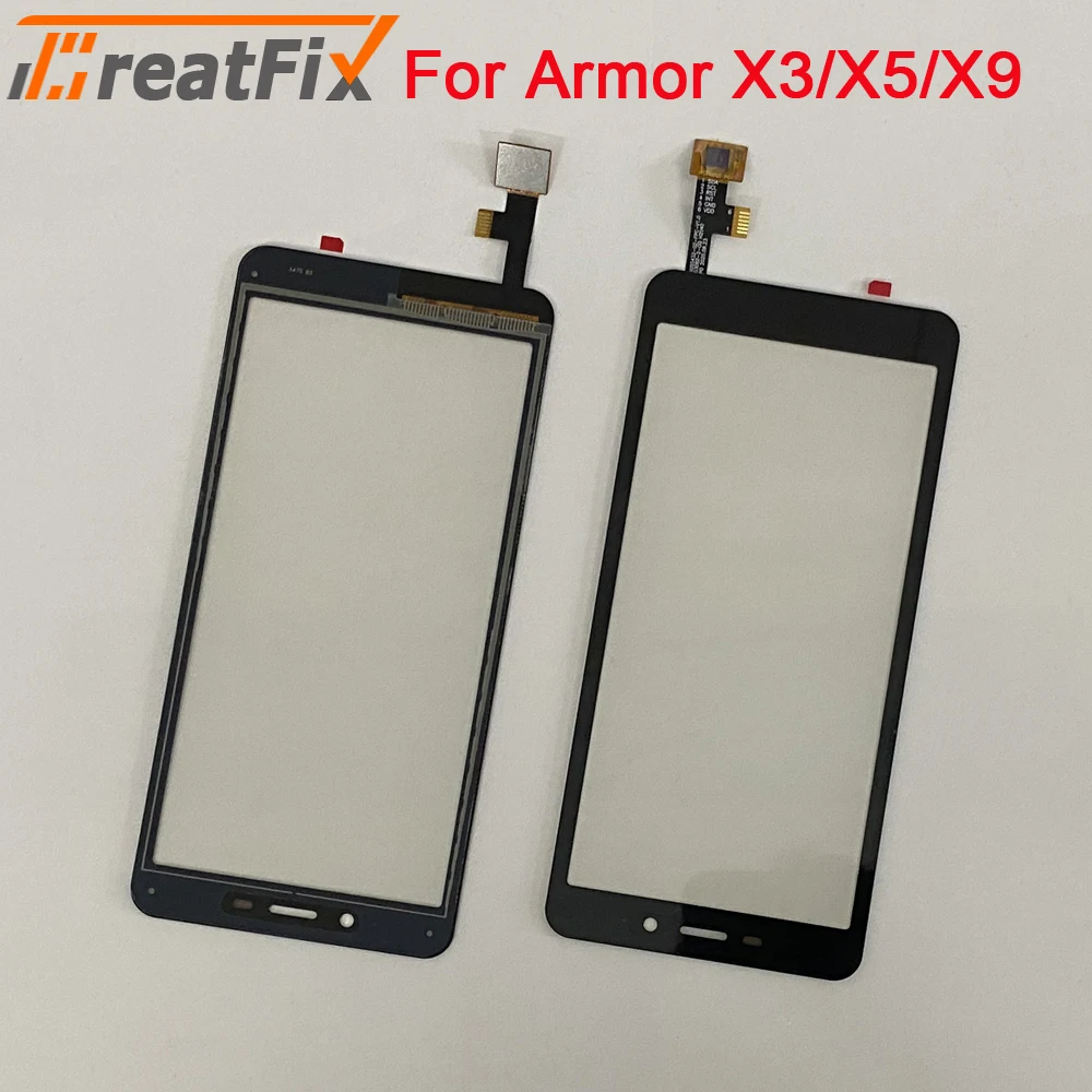 

5.5" For Ulefone Armor X3 X5 Pro Touch Screen Panel Glass Parts For Ulefone Armor X8 x8i X9 X10 Pro Touch Sensor Digitizer