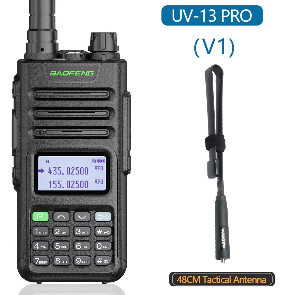 2022 Baofeng UV-13 PRO Walkie Talkie 10W 8800mAh Type-C USB Dual Band Transceiver Ham Radio UV-10R 13PRO Amateur CB Radio UV-5R walkie talkie 10 km Walkie Talkie