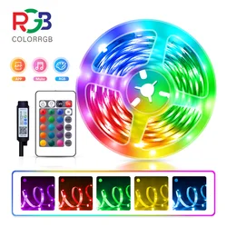LED Strip Lights RGB ,5V 1M-30M,16 million colors, RGB , Led Strip Lighting Music Sync, Color Changing for Party Home