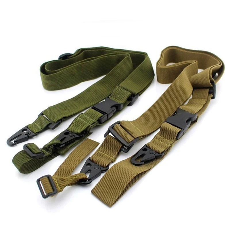 Outdoor Military Tactical Three Point Rifle Sling Swivels Survival Hunting Airsoft Adjustable 3 Point Bungee Gun Strap Belt tactical 134cm us army ak47 ak74 gun sling adjustable outdoor hunting rifle sling belt strap airsoft sling hunting accessorues