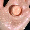 Gilded Pink Pearl Highlighter Powder High Gloss Glitter Loose Powder White Moonlight Shimmer Powder Face Body Highlight Makeup 2