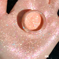 Gilded Pink Pearl Highlighter Powder High Gloss Glitter Loose Powder White Moonlight Shimmer Powder Face Body Highlight Makeup 2