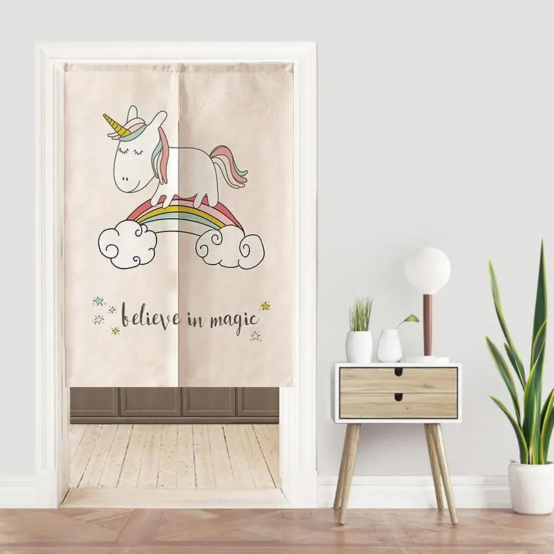 Cartoon Corgi Dog Animals Door Curtain Bedroom Kitchen Living Room Noren Entrance Decor Partition Split Curtain Doorway Curtain 4