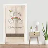 Cartoon Corgi Dog Animals Door Curtain Bedroom Kitchen Living Room Noren Entrance Decor Partition Split Curtain Doorway Curtain 4