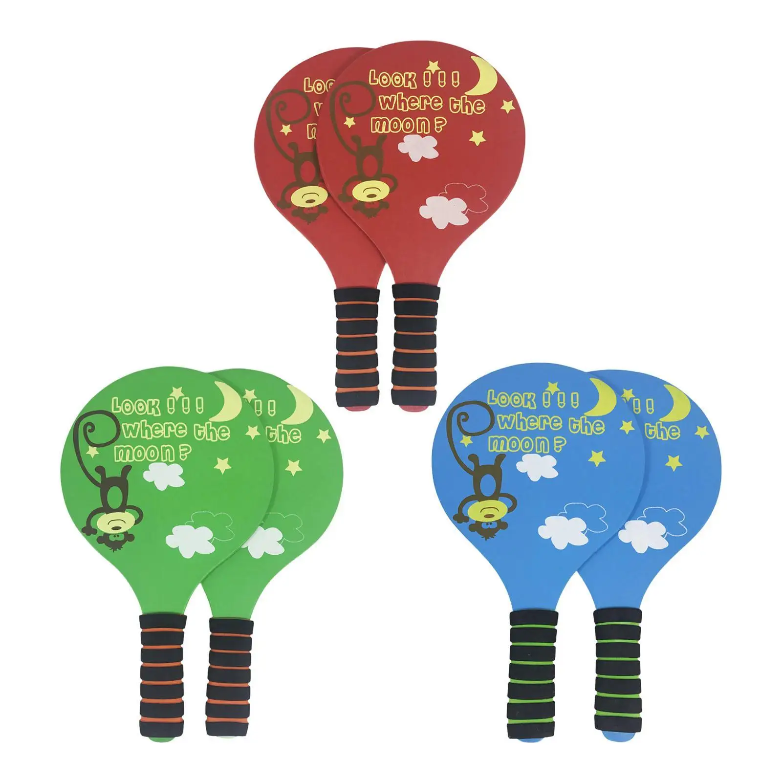 Beach Tennis Paddle, Wooden Beach Tennis Racket, Fitness Yard Game,