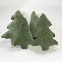 Christmas Tree Stuffed Throw Pillow Cute Soft Xmas Tree Plush Pillow Doll Decorative Sofa Cushion Home Christmas Party Decor 1