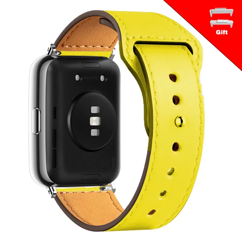 Кожаный ремешок для смарт-часов Huawei Watch Fit 2 Band, сменный спортивный браслет в стиле ретро, ремешок Fit2, аксессуары для часов (art.: 3920c4788d62f) - 3920c4788d62f