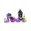 New Style 7Pcs/Set Gold Plating Dice Cthulhu DND Run Dice Table Games RPG Polygonal Dice Set Children's Board Game Party Gift 4