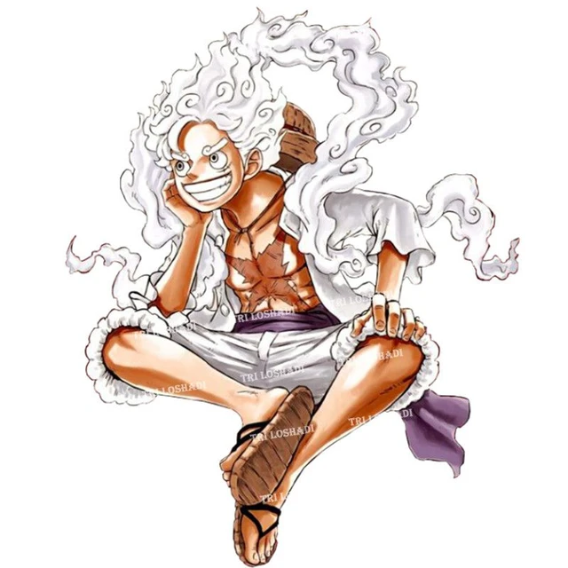 one piece luffy gear 5 Sticker by todorocklee in 2023