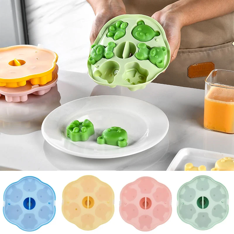 Baby Cartoon Food Container Infant Fruit Breast Milk Storage Box Freezer Crisper Baby Food Container Storage Formula Dispenser baby food storage containers portable food storage box baby milk powder dispenser