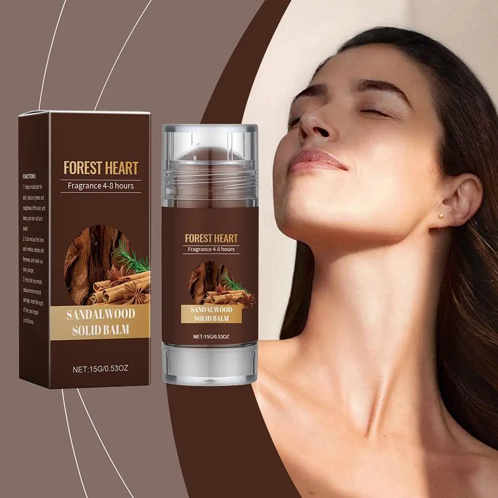 Sandalwood Perfume Balm Long Lasting Body Scent Temptation Flirting Charming Attraction Natural Fragrance Deodorant Solid Stick solid perfume essential oil balm essential oil perfume