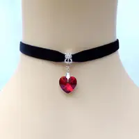 Korean Fashion Velvet Choker Necklace for Women Adjustable Chic Faux Leather Vintage Gothic Style Velvet Choker Neck Jewelry - Image 3