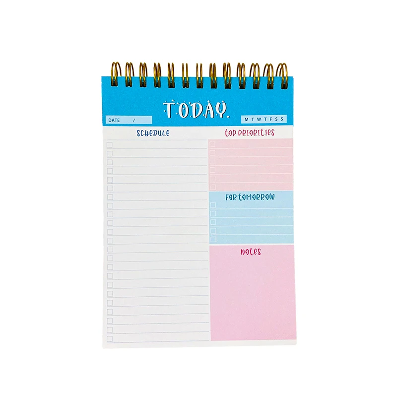 

52 Sheets Planner Notebook Today To Do List Memo Pads Daily Time Schedule Agenda Organizer Kawaii Stationery Journal Notepads