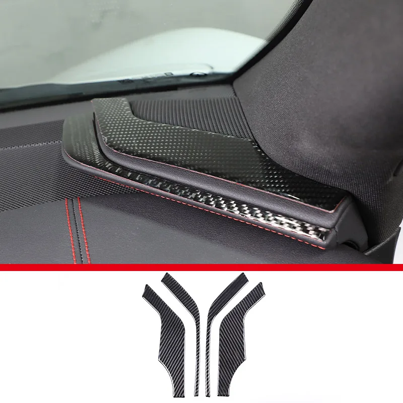 Funda De Fibra De Carbono Para Consola Central Chevrolet Corvette C8 2020-2023 - Pegatina Decorativa Interior