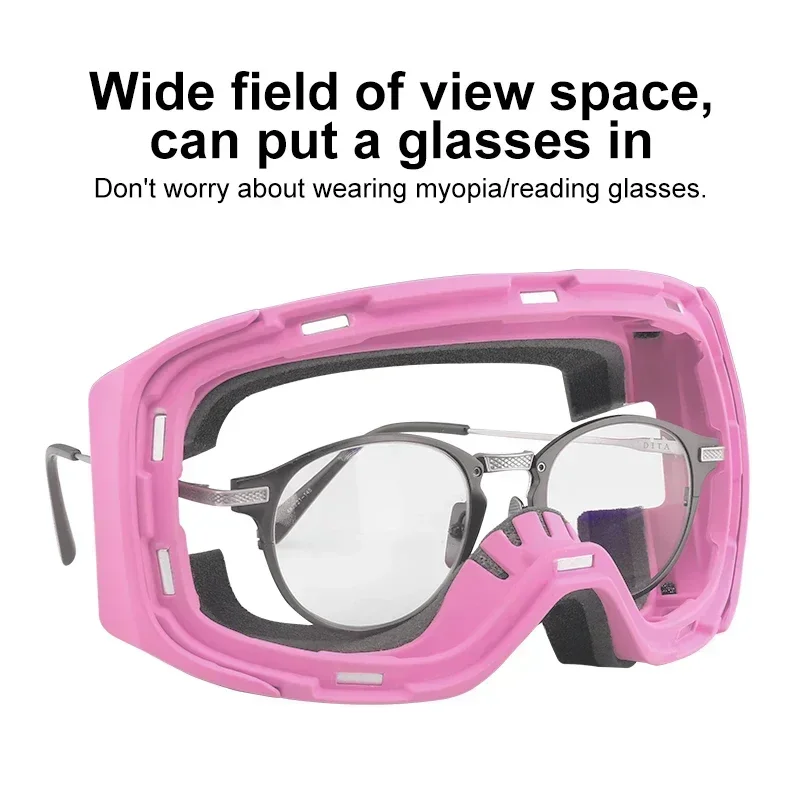 X-TIGER Ski Goggles Snow Glasses Anti-Fog Big Ski Mask Glasses Outdoor Skiing Sport Snowboard Accessories 3