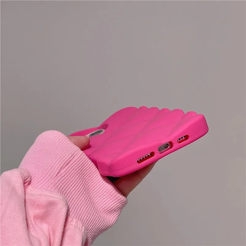 Silicone Hot Pink iPhone Case –