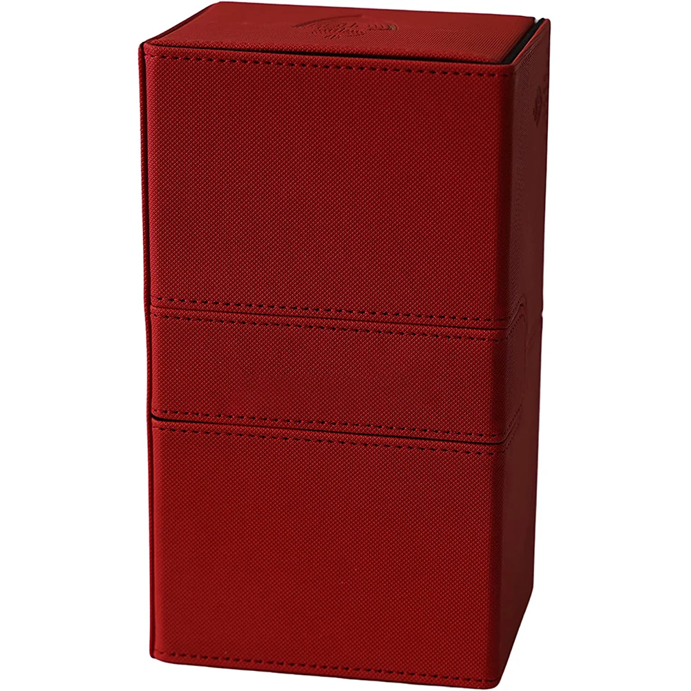 X Large Premium Double Deck Box for 200+ Sleeved Cards Twin Flip Deck