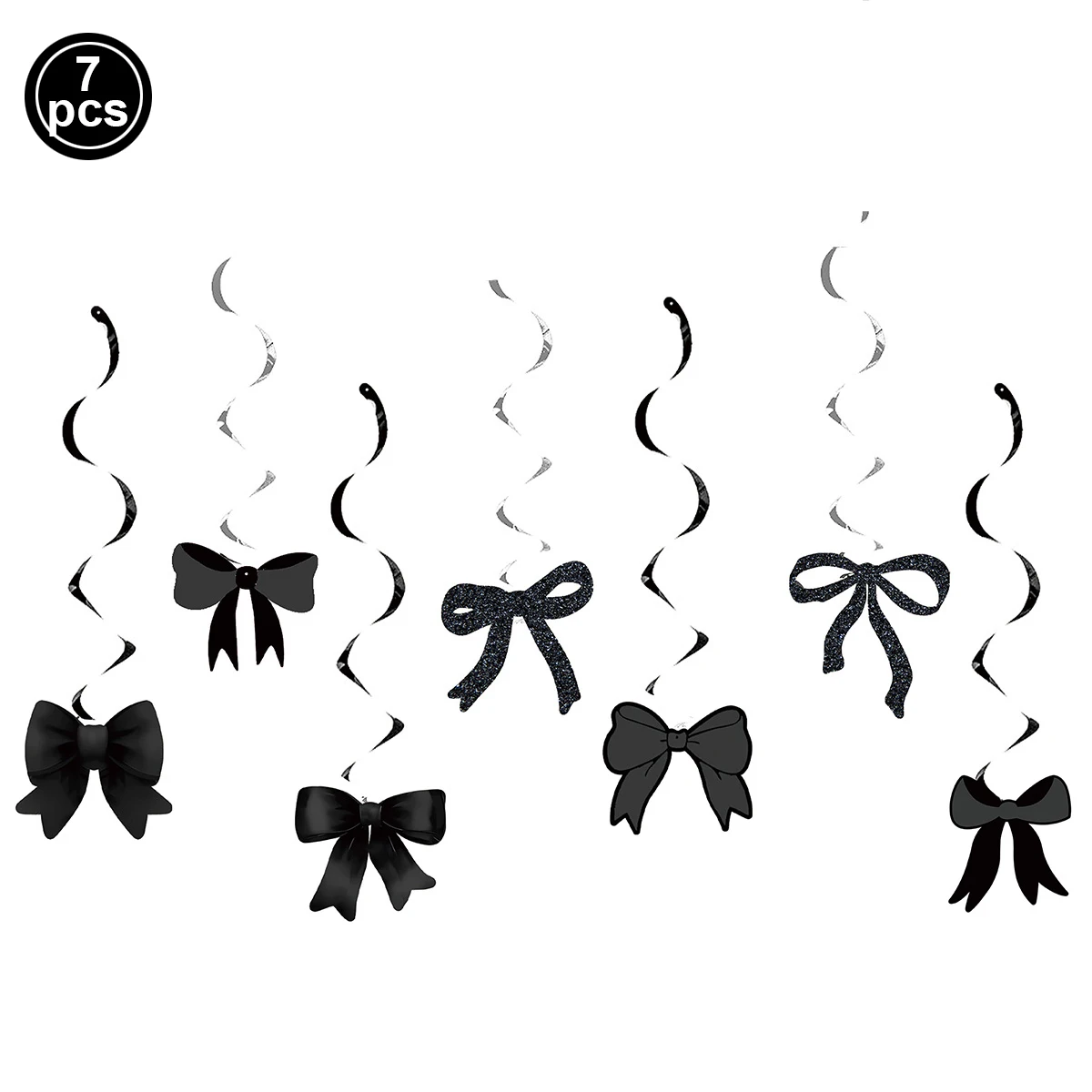 Décorations De Fête à Suspendre En Forme De Nœud Rose - Décorations D' Anniversaire Sur Le Thème Des Nœuds Pour Fille - Décorations Pour Anniversaire, Fête Prénatale, Enterrement De Vie De Jeune Fille