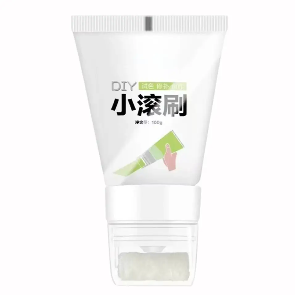 100g Eco-Friendly White Pink Small Wall Repair Paint Roller for Interior Graffiti and Household Use