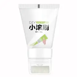 100g Eco - Friendly White Pink Small Wall Repair Paint Roller for Interior Graffiti and Household Use (1Pcs)