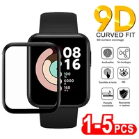 9D Full Curved Screen Protector for Xiaomi Mi Watch POCO Watch Lite 2019 Color Protective Film for Redmi Watch 2 Lite 3 Active 1