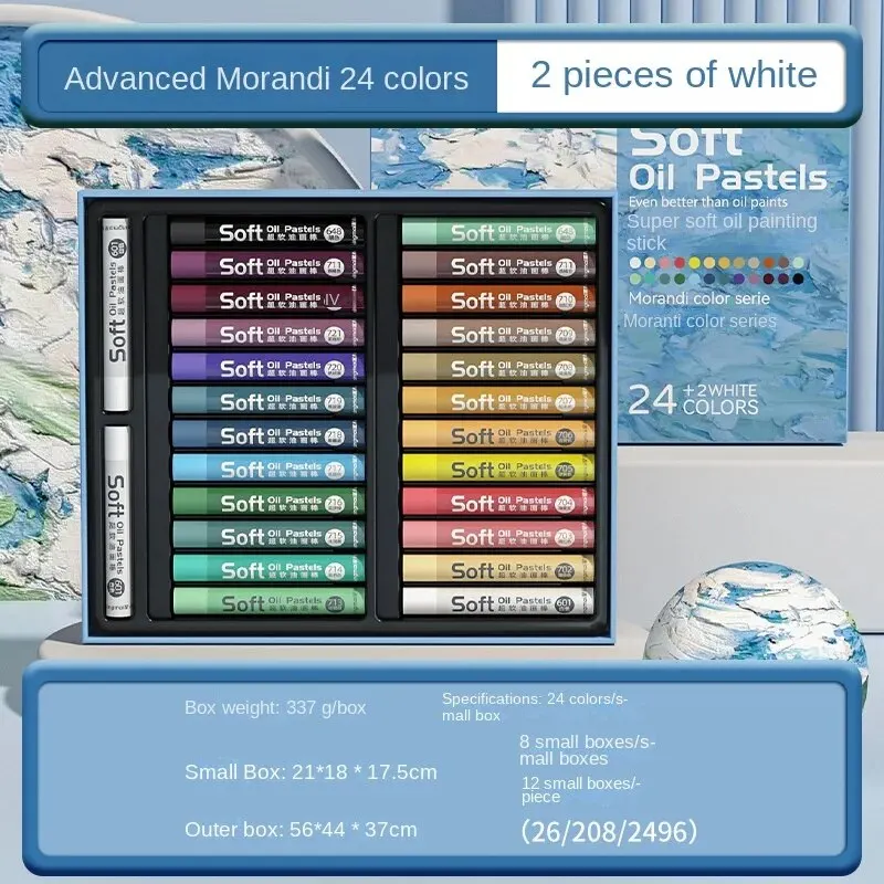 Oil pastels A Set Non-toxic Student Graffiti Stick Super Soft Heavy Color Oil Painting Stick Set To Draw The Perfect Easter Decorations