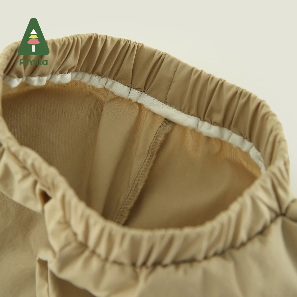 Baby Shorts Amila Baby Cropped Trousers Summer Cotton Girls Boys Clothes Fashion Casual Baby's Bottoms Pants 0-6 Years