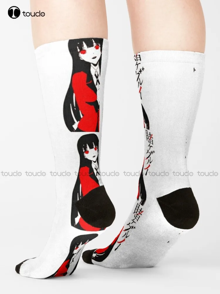 

Kakegurui Socks Men'S Socks Street Skateboard Socks Harajuku Personalized Custom Unisex Adult Teen Youth Socks Retro Colorful