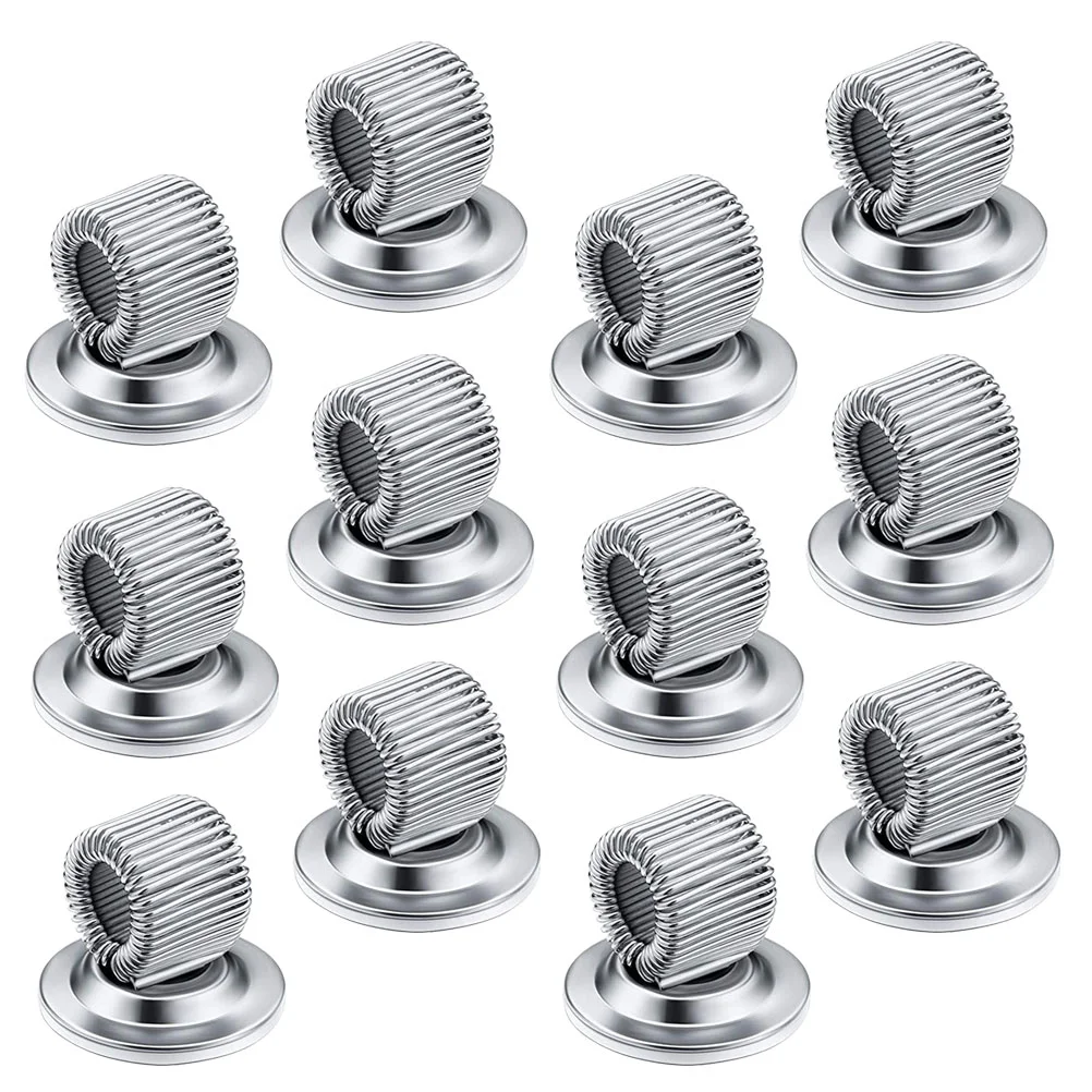 

The Notebook Clip Holder Steel Adhesive Organizer Stainless Spring Notebook Clipboard Holders Self Clamp Sticky Clips Manganese
