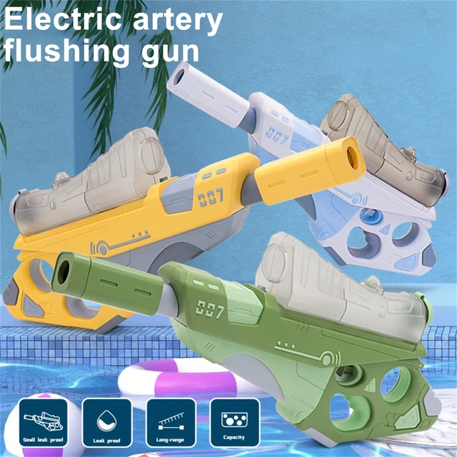 Water Gun Automatic Induction Water Absorbing Summer Electric Toy High-Tech  Burst Water Gun Beach Outdoor Water Fight Toys Gift - AliExpress