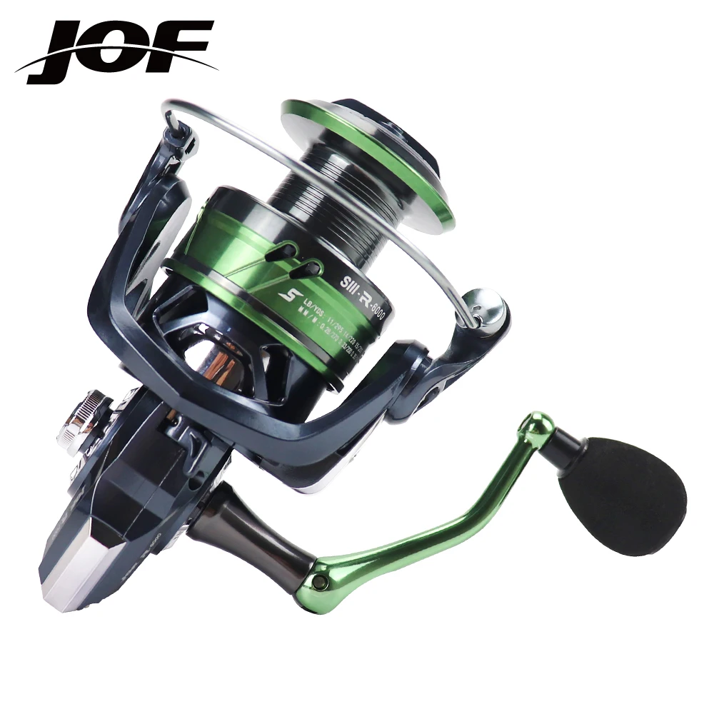 

JOF Spinning Reels Saltwater Freshwater Fishing Reel 10KG Max Drag Ultralight Metal Frame Smooth And Tough High Speed Coil Wheel