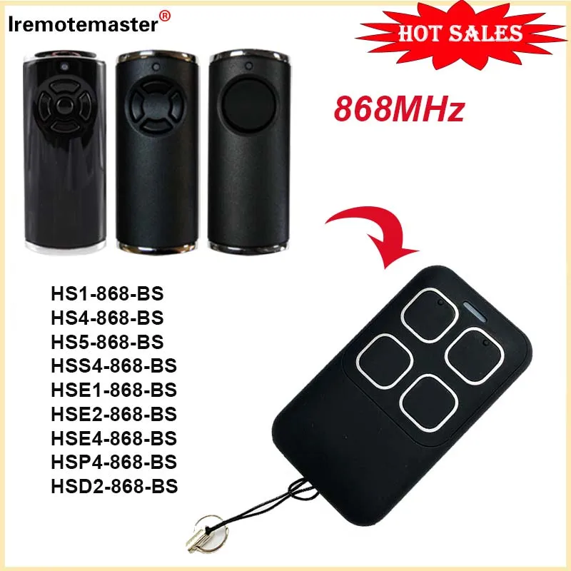 868MHz for HORMANN BiSecur BS Series Remote Control HORMANN HSP4 HSD2 HSE 2 4 1 HS 1 2 5 868 BS Garage Door Remote Control