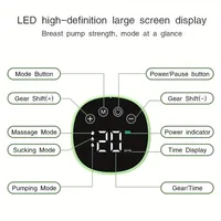 Wearable Electric Breast Pump Hands-free Milk Collection Invisible, Automatic Intelligent Double-sided Breast Pump Portable 2