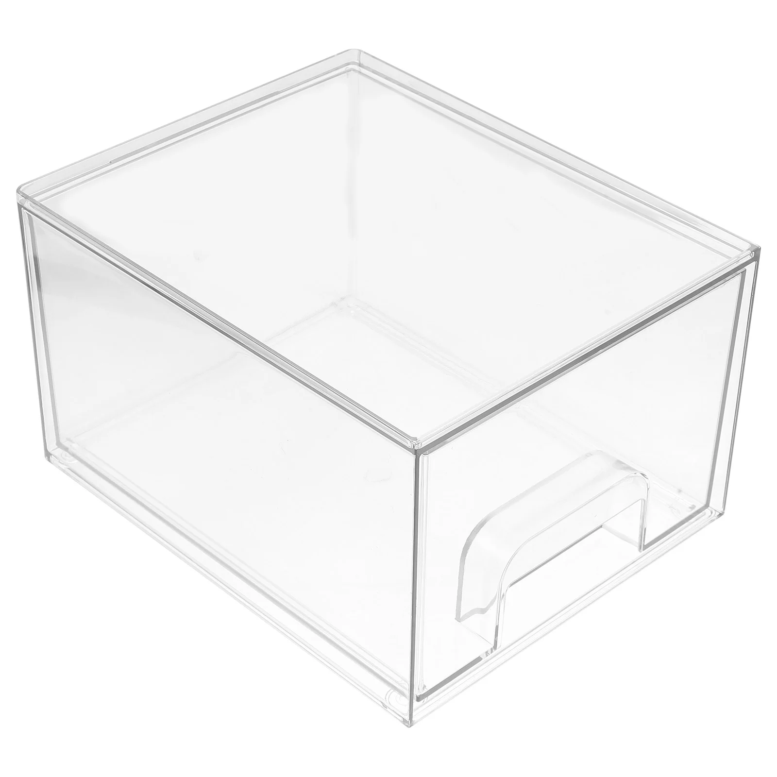 

Transparent Drawer Storage Box Plastic Bins Multi-function Desk Organizer Case Cosmetics The Pet Makeup Office Type