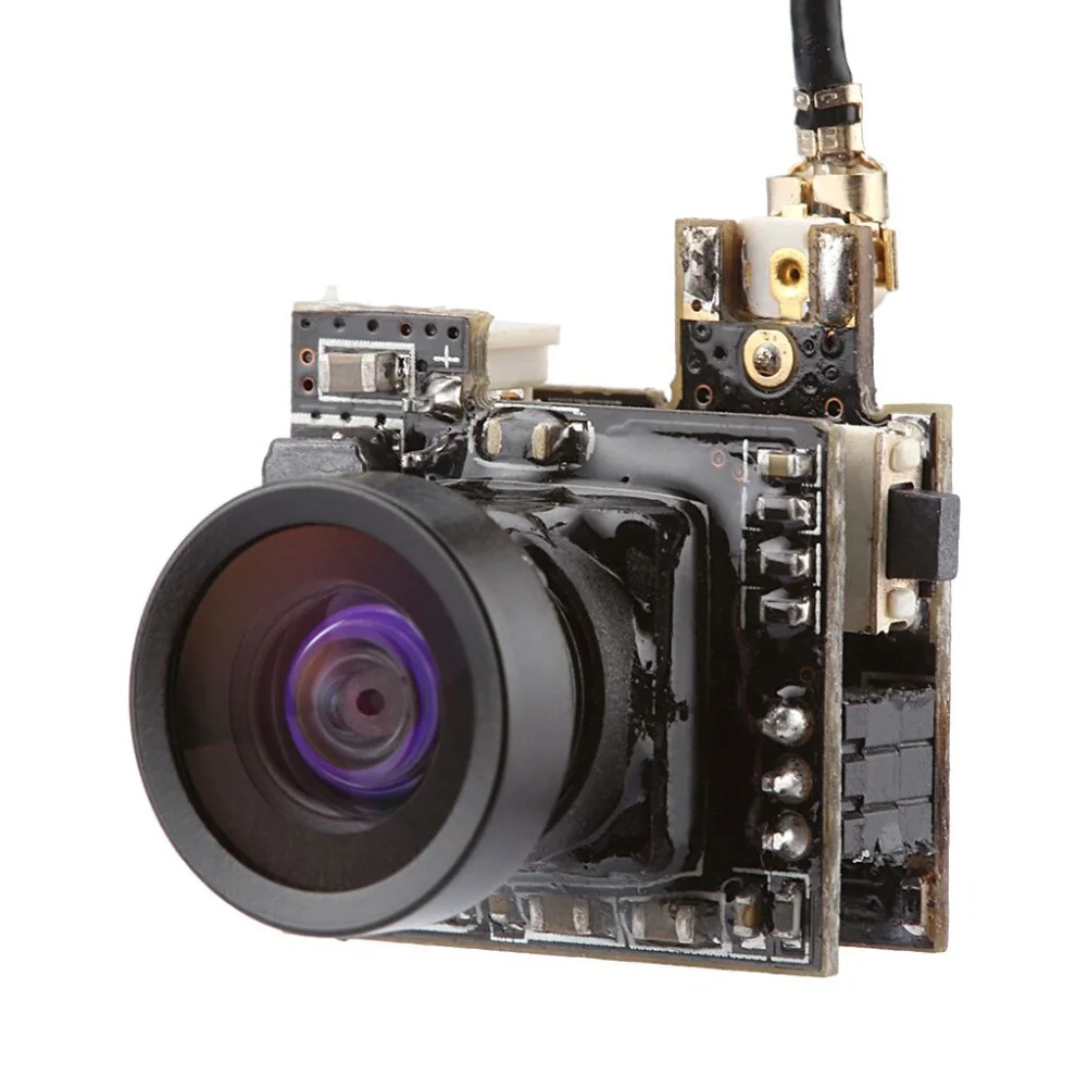 Caméra FPV AIO 25mW 40CH 800TVL pour Drone Course