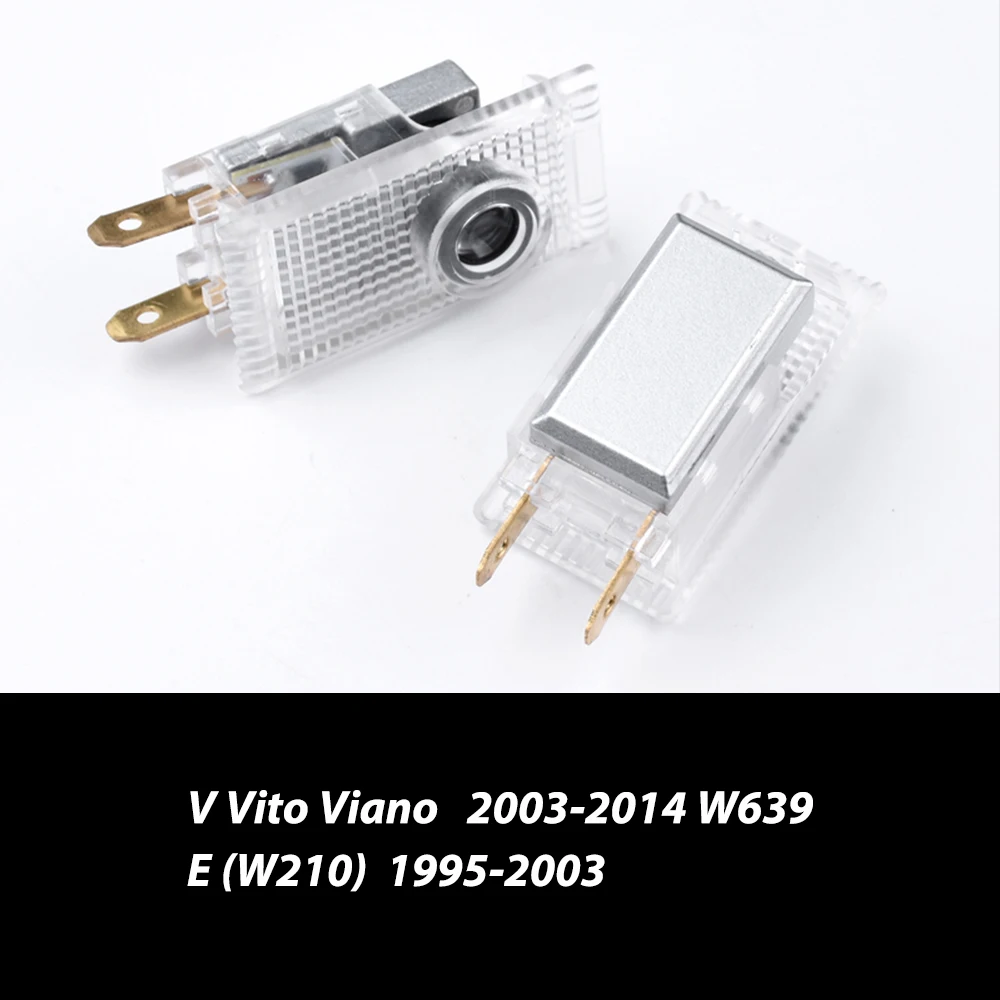 2Pcs Luci Della Portiera Dell'Auto A Led Per Mercedes Benz V Vito Viano Classe V119 V122 V123 V126 V109 V111 V115 Accessori Per Proiettori Amg